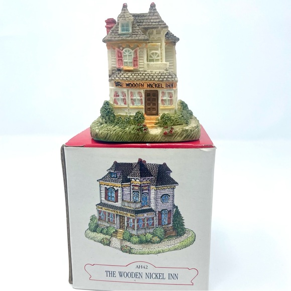 Vintage Liberty Falls The Americana Collection HandPainted Buildings Village 90s - Picture 5 of 11